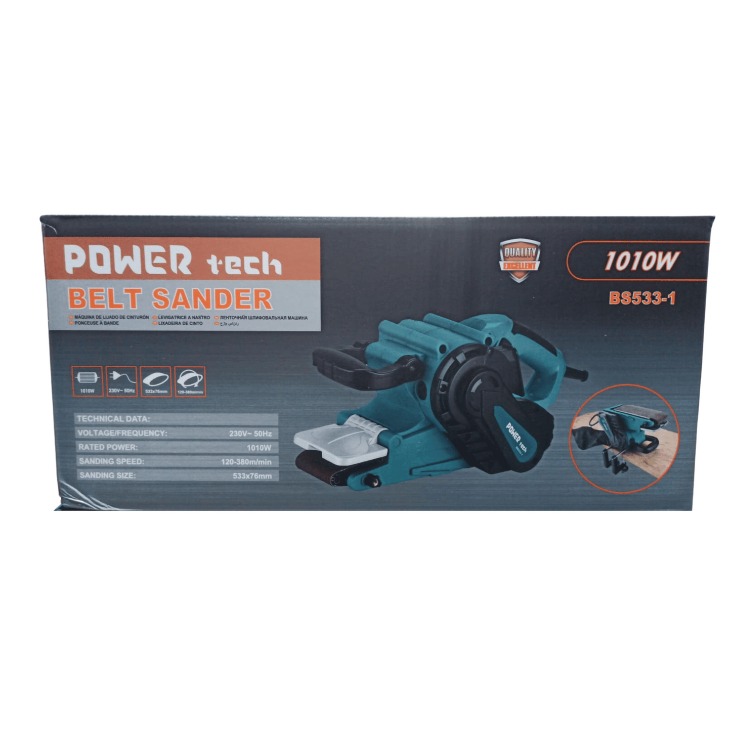 Power Tech - Belt Sander (Tank) - BS533-1
