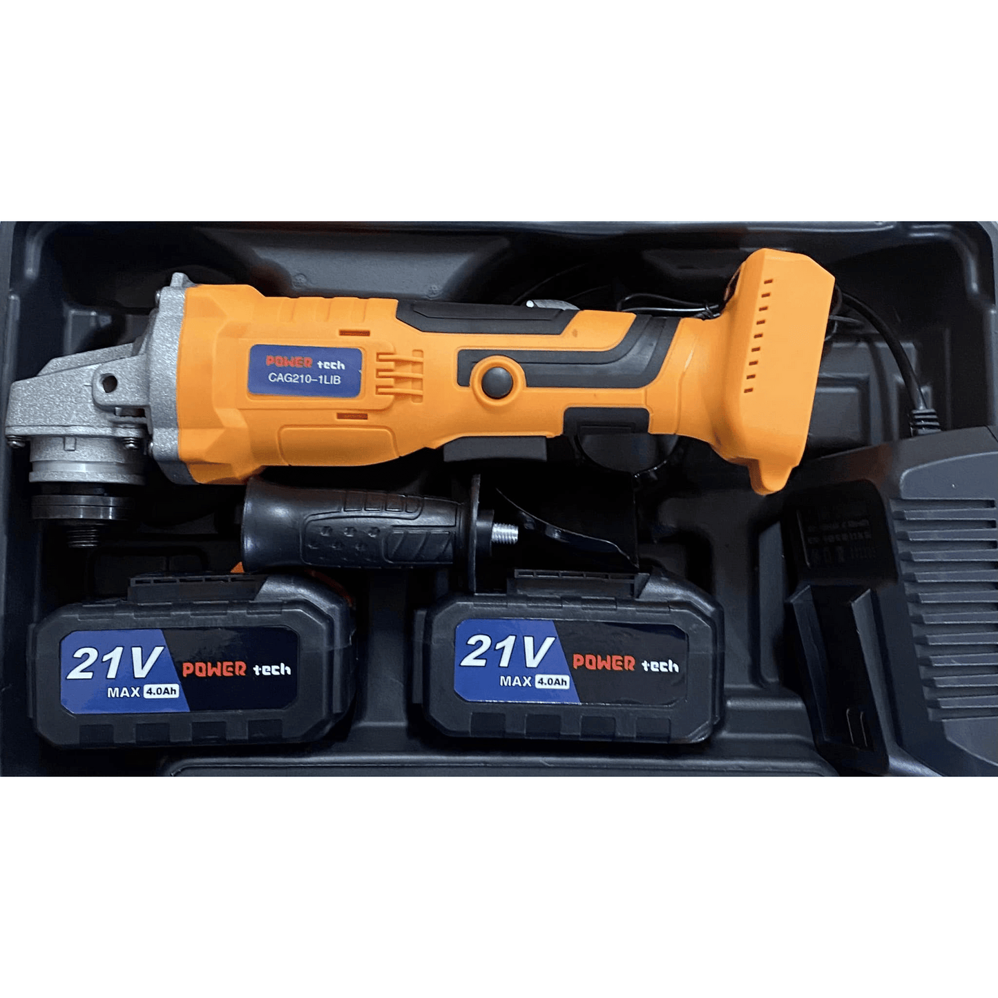Power Tech - Angle Grinder with Battery - CAG210-1LIB